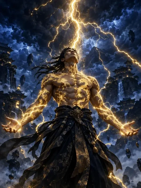 九重天阙 玄幻奇幻 - AI漫剧 AI漫剧《九重天阙》封面海报